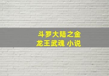 斗罗大陆之金龙王武魂 小说